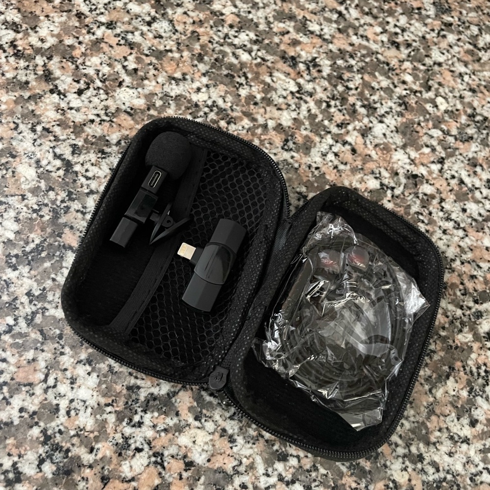 iPhone mic for content creation